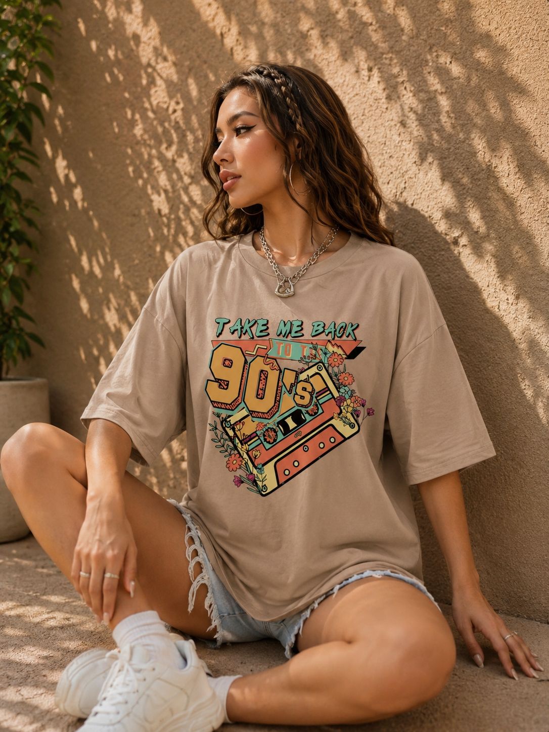 SYDNEY HILLS Graphic Print Women Round Neck T-Shirt