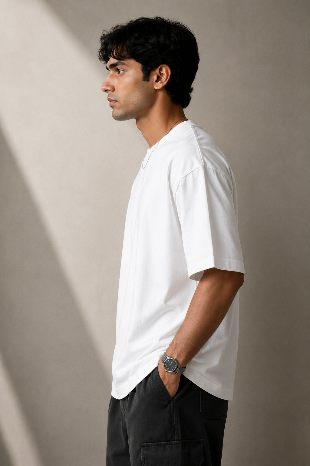 THREAD RARE Premium Oversized White T-Shirt | Minimal Streetwear Essential