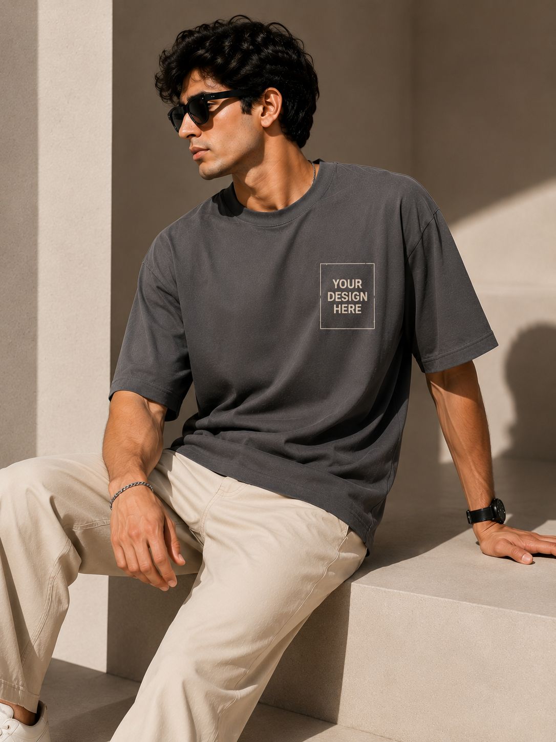 Thread Rare Signature Custom Tee – Charcoal Grey