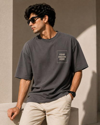 Thread Rare Signature Custom Tee – Charcoal Grey