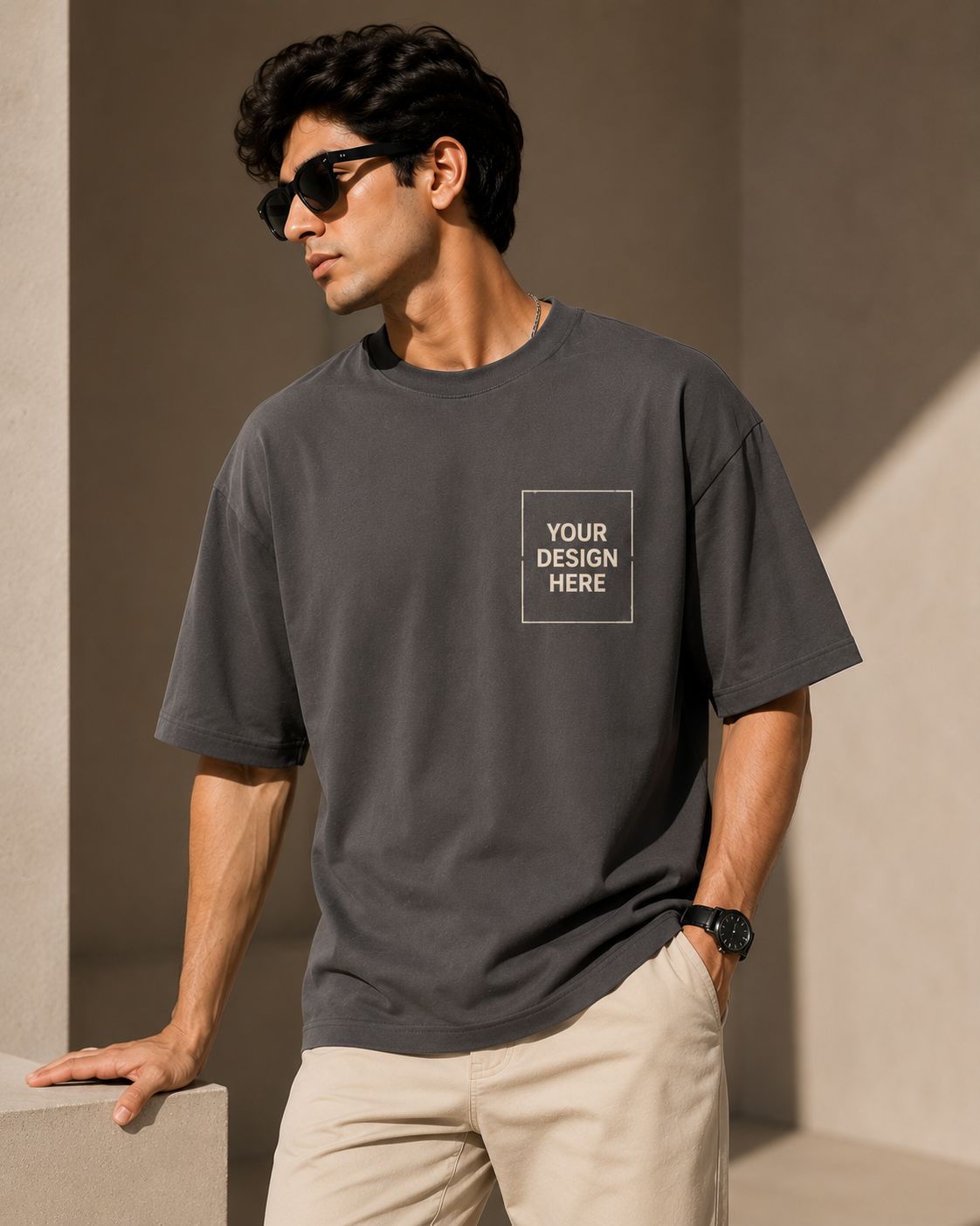 Thread Rare Signature Custom Tee – Charcoal Grey