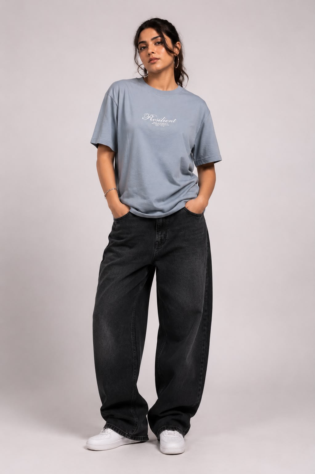 THREAD RARE Polished Rose Oversized Drop Shoulder T-Shirt – Organic Lite GSM