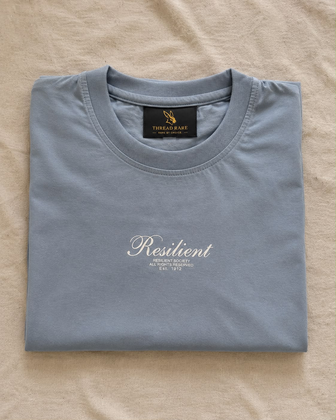 THREAD RARE Polished Rose Oversized Drop Shoulder T-Shirt – Organic Lite GSM