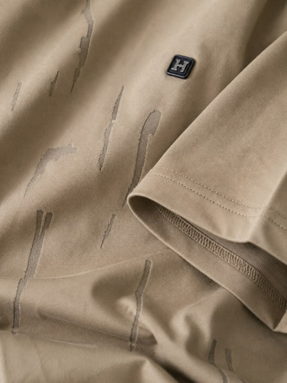 THREAD RARE Brasso Texture Oversized T-Shirt – Sand Beige