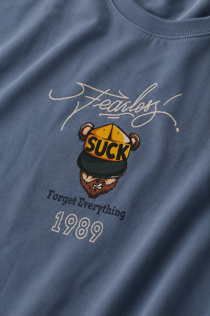 THREAD RARE Fearless 1989 Oversized T-Shirt | Premium Cotton Streetwear Tee for Men