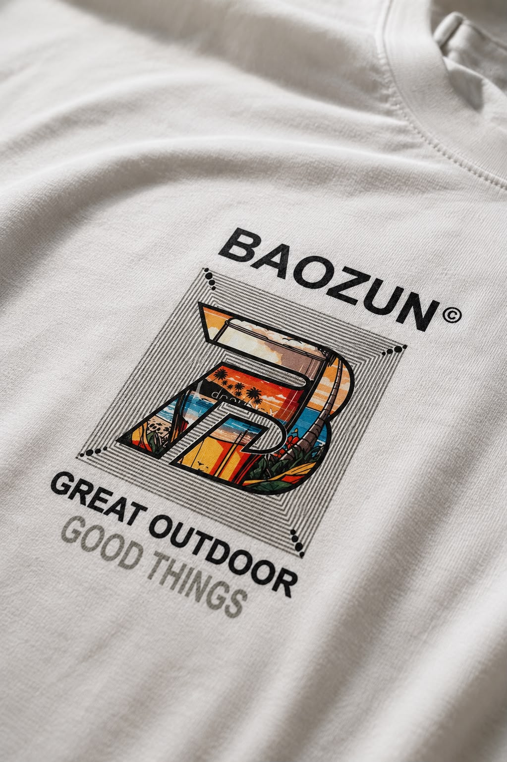 THREAD RARE Oversized White Graphic T-Shirt for Men | Premium Streetwear Cotton Tee