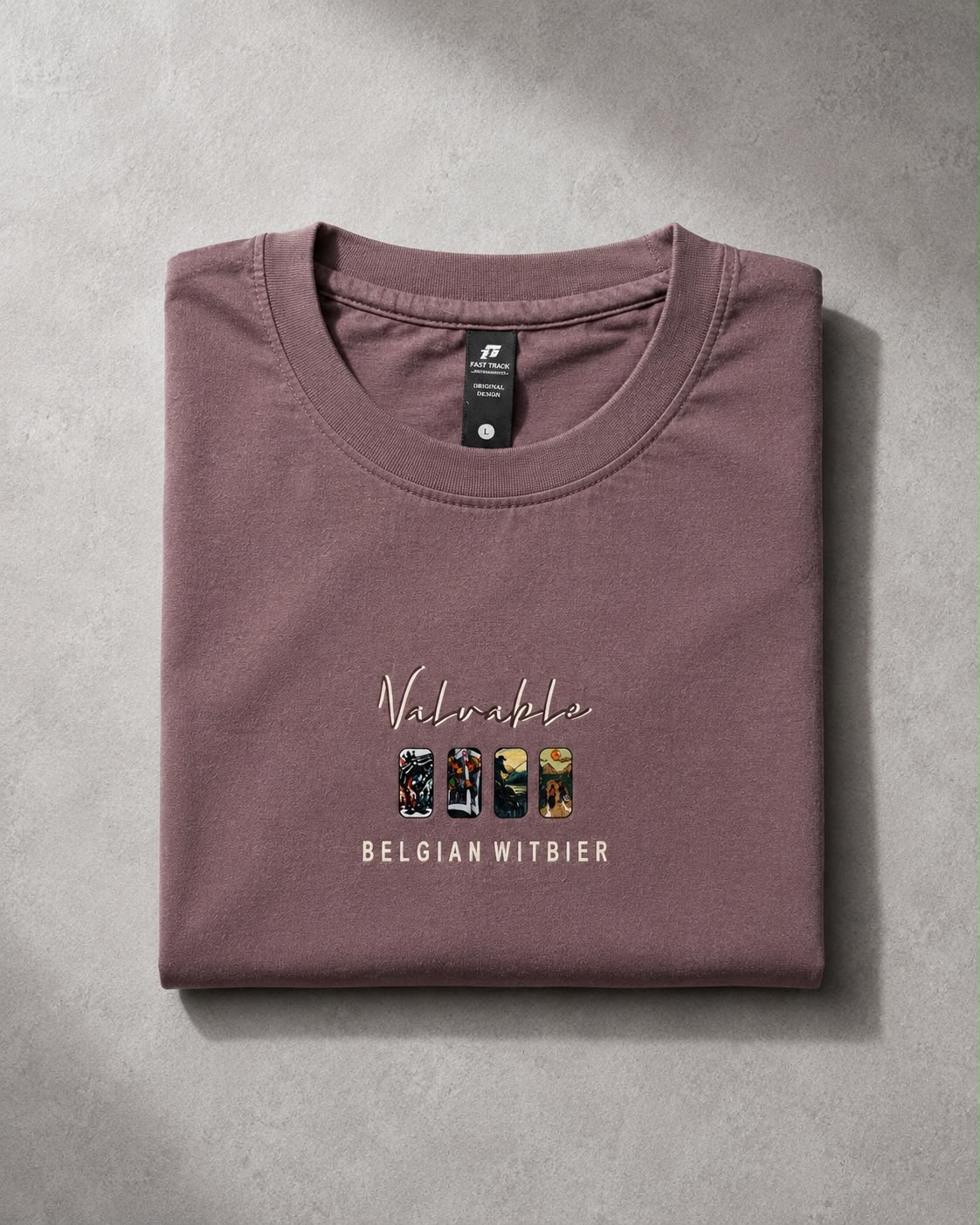 THREAD RARE Valuable Oversized T-Shirt – Dusty Mauve | Premium Cotton Streetwear Tee