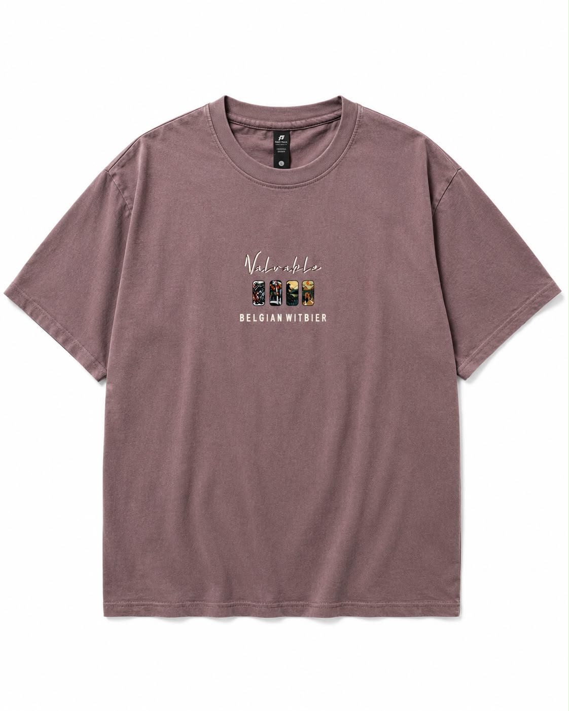 THREAD RARE Valuable Oversized T-Shirt – Dusty Mauve | Premium Cotton Streetwear Tee