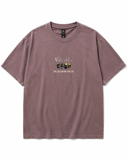 THREAD RARE Valuable Oversized T-Shirt – Dusty Mauve | Premium Cotton Streetwear Tee