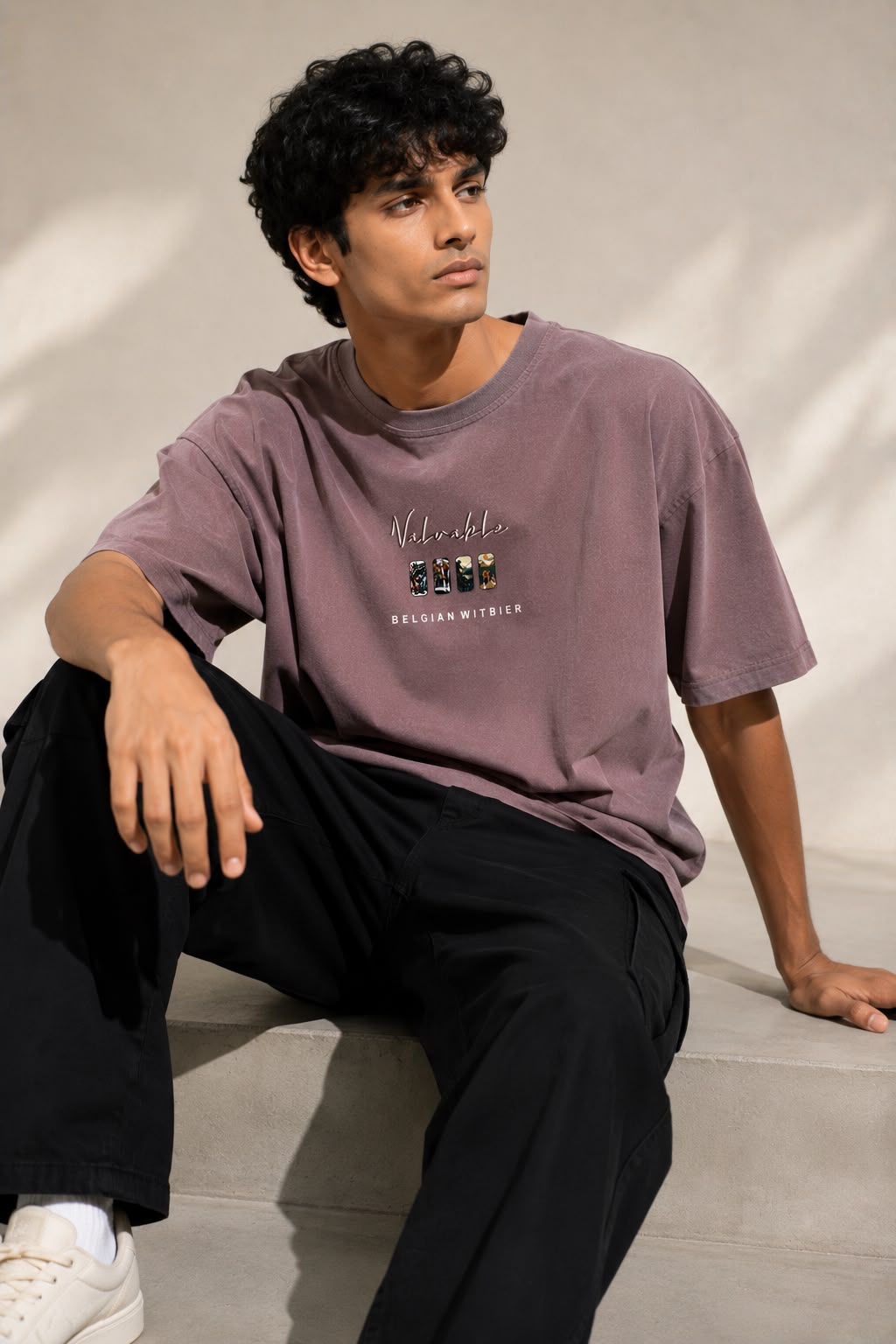 THREAD RARE Valuable Oversized T-Shirt – Dusty Mauve | Premium Cotton Streetwear Tee