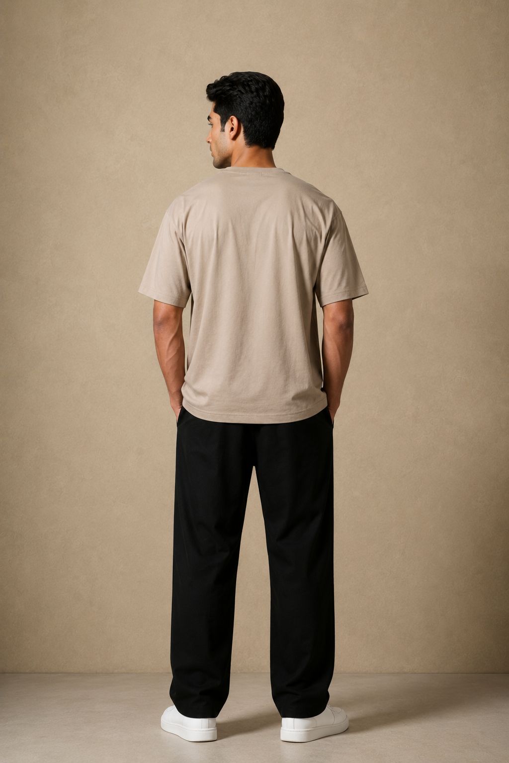 THREAD RARE Essential Oversized T-Shirt – Sand Beige