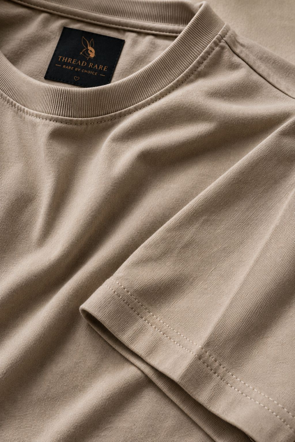 THREAD RARE Essential Oversized T-Shirt – Sand Beige