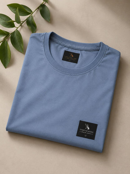 THREAD RARE Premium Oversized T-Shirt – Dusty Blue