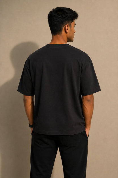 THREAD RARE Oversized Black T-Shirt | Premium Streetwear Essential