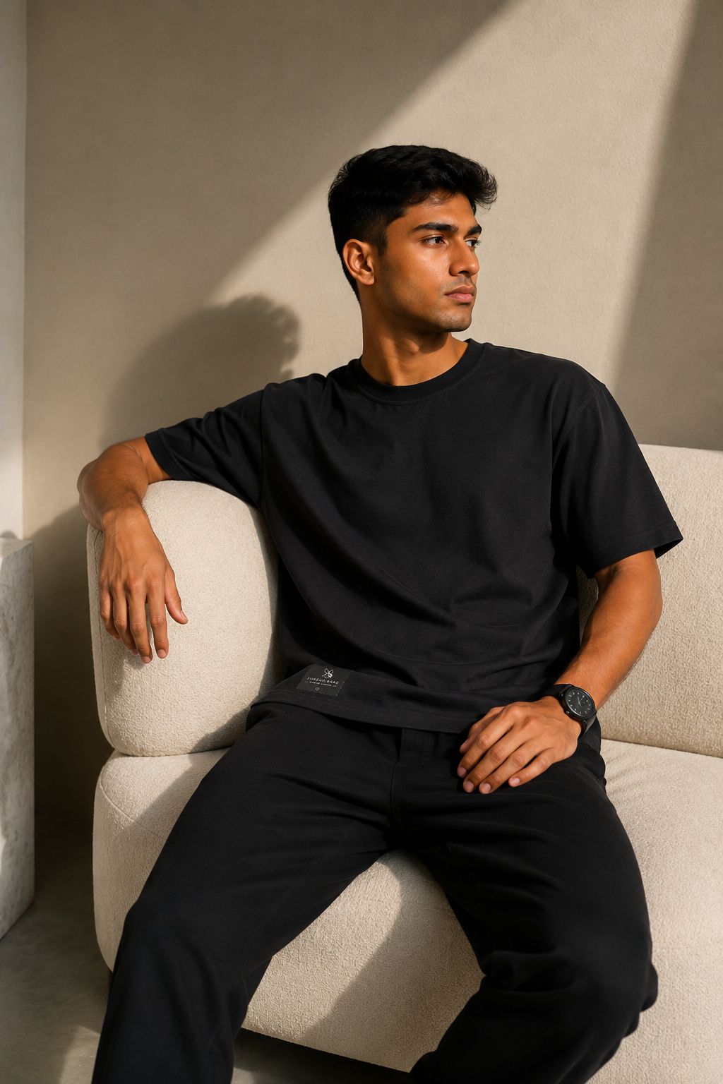 THREAD RARE Oversized Black T-Shirt | Premium Streetwear Essential