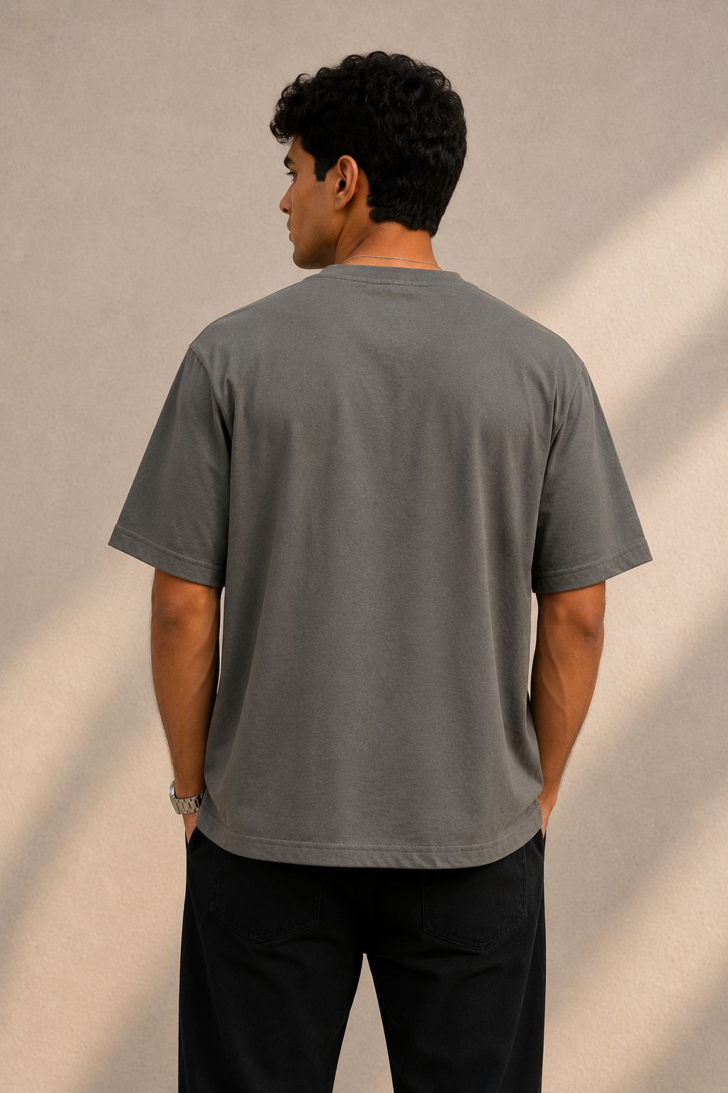 THREAD RARE Oversized Essential T-Shirt – Charcoal Grey